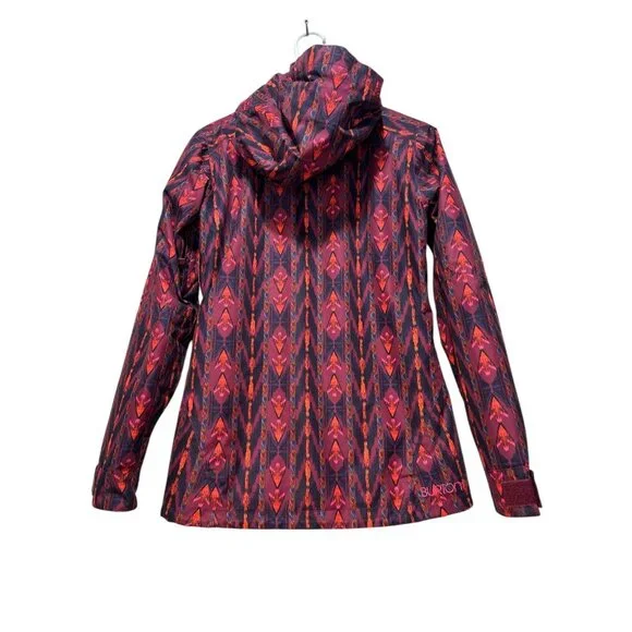 Burton Horizon Ski Jacket Hoodie Women XS Pink Snowboarding Waterproof Thinsulat - Picture 3 of 16